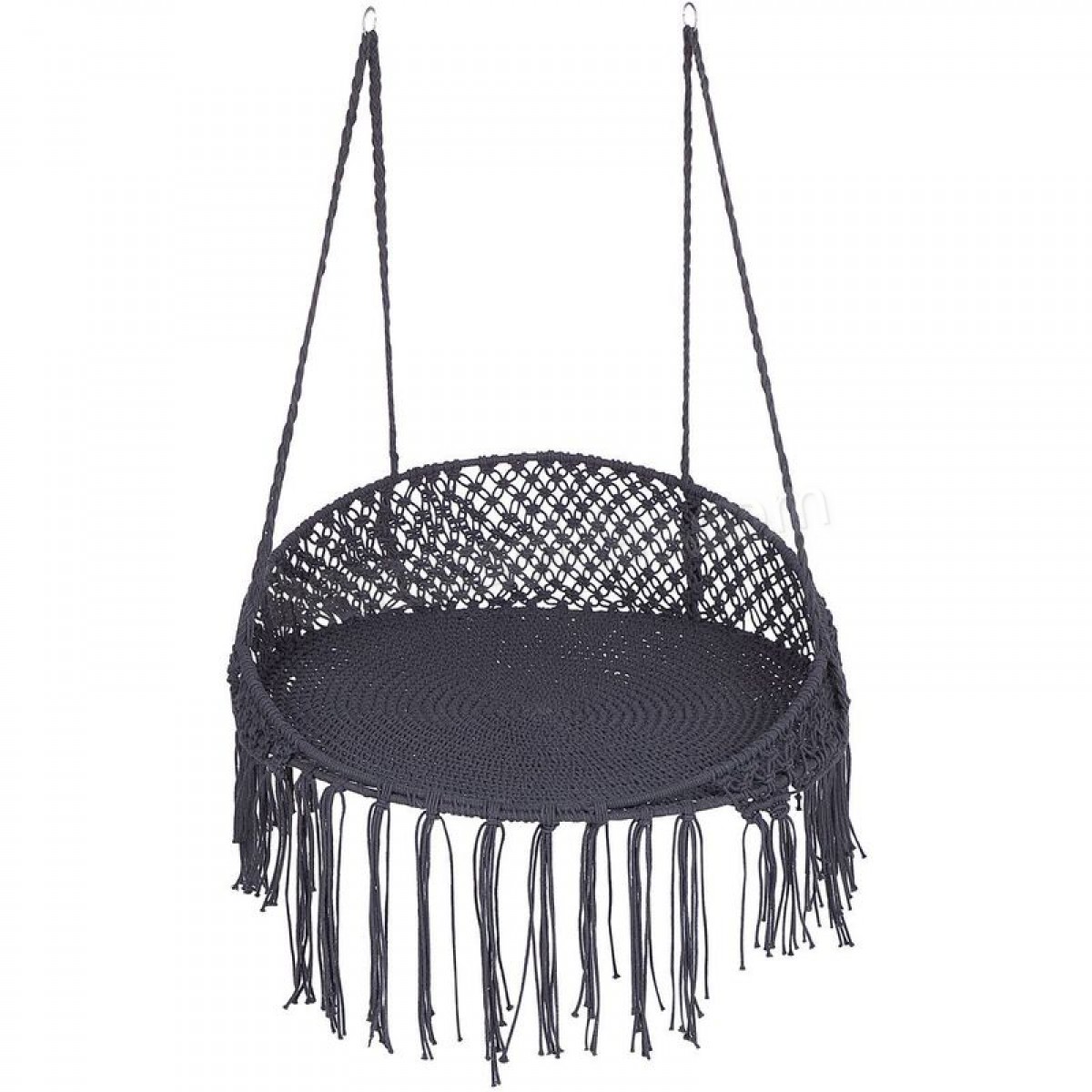Soldes en ligne Chaise suspendue en coton noir BUNYAN - Soldes en ligne Chaise suspendue en coton noir BUNYAN