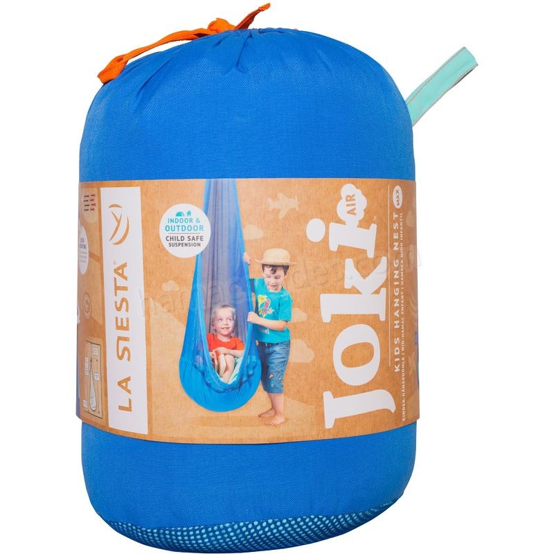 Soldes en ligne Joki Air Moby - Nid-hamac enfant max outdoor avec fixation - Bleu / turquoise - -4