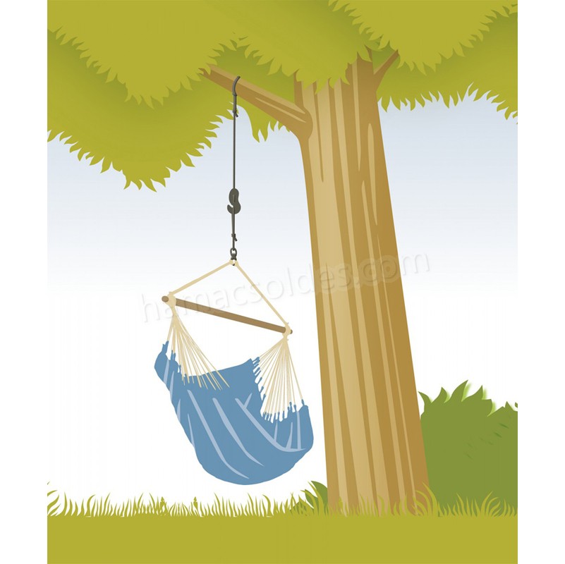 Soldes en ligne Set de fixation pour chaises-hamacs Accrochage aux arbres - -2