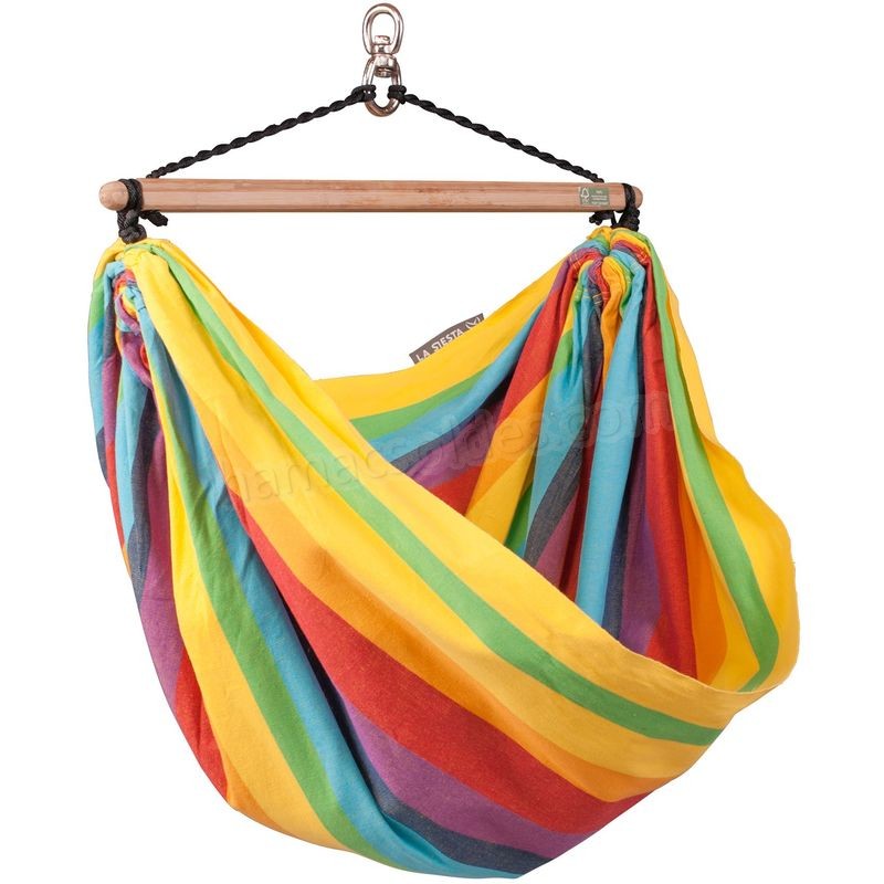 Soldes en ligne Iri Rainbow - Chaise-hamac enfant en coton - Multicolore - -0