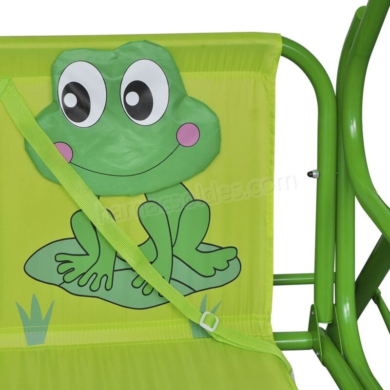 Soldes en ligne Hommoo Siège balançoire pour enfants vert HDV26721 - -3