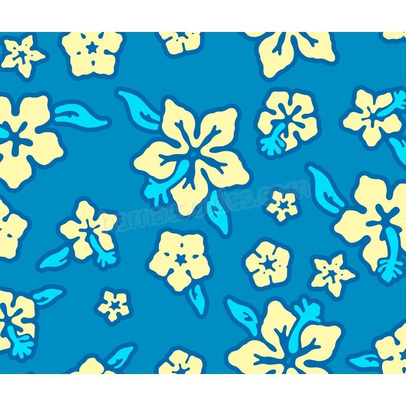 Soldes en ligne Hawaii Pacific - Hamac à barres double rembourré - Bleu / turquoise - -1