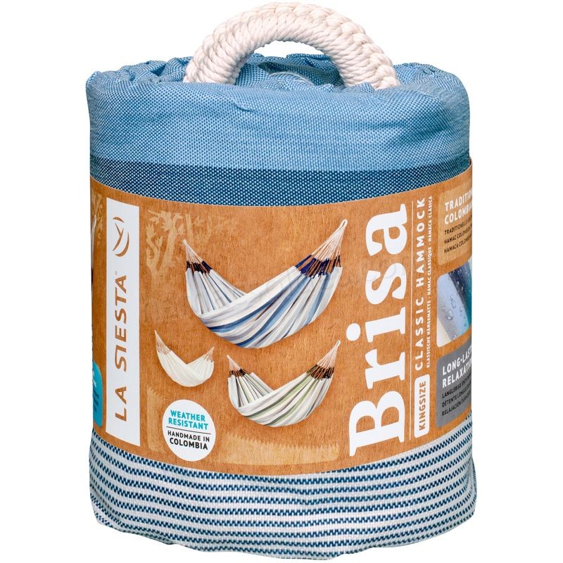 Soldes en ligne Brisa Sea Salt - Hamac classique kingsize outdoor - Bleu / turquoise - -4