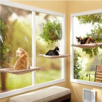 Soldes en ligne Hamac Siège Coussin Tapis Lit Fenêtre Monter Ensoleillé Pour Chat Chiot Animal