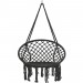 Soldes en ligne 330lbs suspendus balançoire hamac chaise corde ronde macramé porche patio maison extérieure - 1