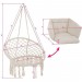 Soldes en ligne Fauteuil suspendu ELISA hamac meuble jardin diamètre 80 cm beige - Beige - 4