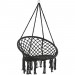 Soldes en ligne 330lbs suspendus balançoire hamac chaise corde ronde macramé porche patio maison extérieure