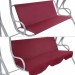 Soldes en ligne Balancelle sur pied assise fauteuil meuble jardin 3 personnes rouge bordeaux - Bordeaux - 3