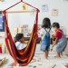 Soldes en ligne Hamac, fauteuil suspendu Siège suspendu en coton pour enfants et adultes, jusqu'à 150 kg, beige - 4