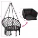 Soldes en ligne Fauteuil suspendu ELISA hamac meuble jardin diamètre 80 cm noir - Noir - 4