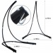 Soldes en ligne AMANKA Support Hamac 210cm avec Chaise Suspendu XXL Fauteuil Pivotant 360° - 3