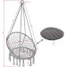 Soldes en ligne Fauteuil suspendu ELISA hamac meuble jardin diamètre 80 cm gris - Gris - 4