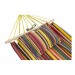 Soldes en ligne Toile de hamac 200 x 100 cm avec support et cordages - Multicolore - 2