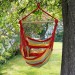 Soldes en ligne Hamac de jardin chaise balançoire suspendue rouge/vert/jaune avec 2 oreillers