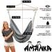 Soldes en ligne AMANKA Hamac 185x130cm EXTRA-SÛR Siège Suspendu balançoire en coton XXL grande chaise suspendue en toile max 150kg Gris - 1