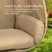 Soldes en ligne Blum Bella Donna fauteuil suspendu coussin d'assise 180 g polyester beige - 3