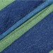 Soldes en ligne Hamac en tissu de coton Chaise de l'air Chaise pivotante suspendue pour le camping en plein air Bleu - 2