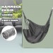 Soldes en ligne Chaise hamac de jardin siège balançoire suspendu avec coussin Camping en plein air Christow avec bâton sans oreiller Chaise hamac avec bâton en bois - 1